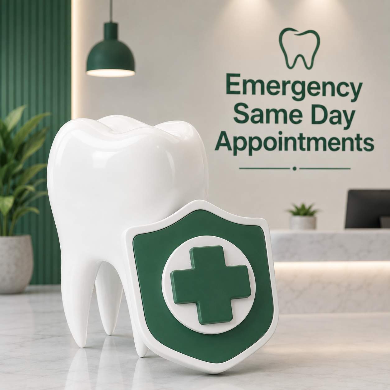 Dentist providing attentive care to a patient in a modern dental clinic